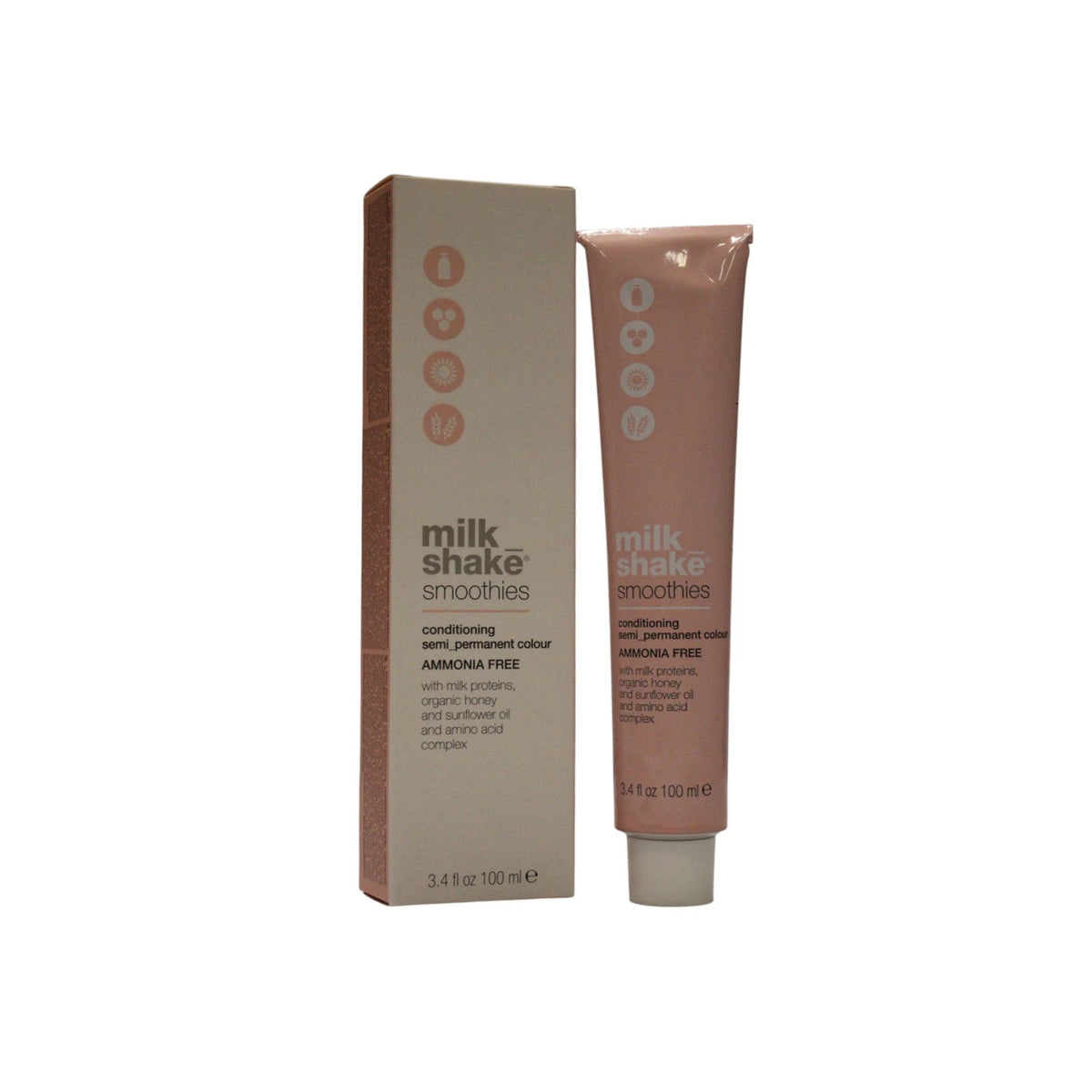 Milk Shake Smoothies Semi-Permanent Hair Dye 10.16 Platinum Intense Pink Ash Blonde 100 ml