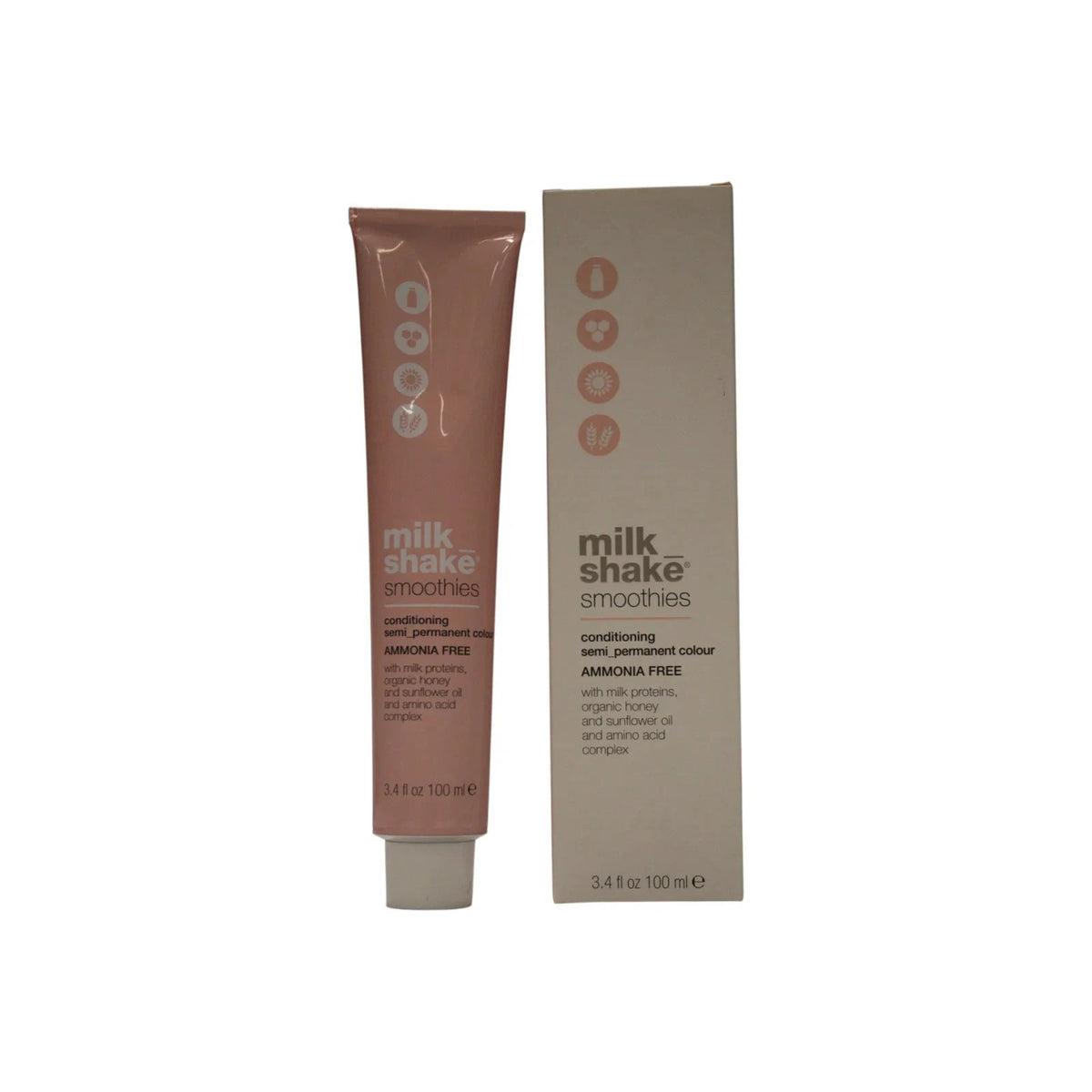 Milk Shake Smoothies Semi-Permanent Hair Dye 8.34 Chiaro Dorato Rame 100 ml