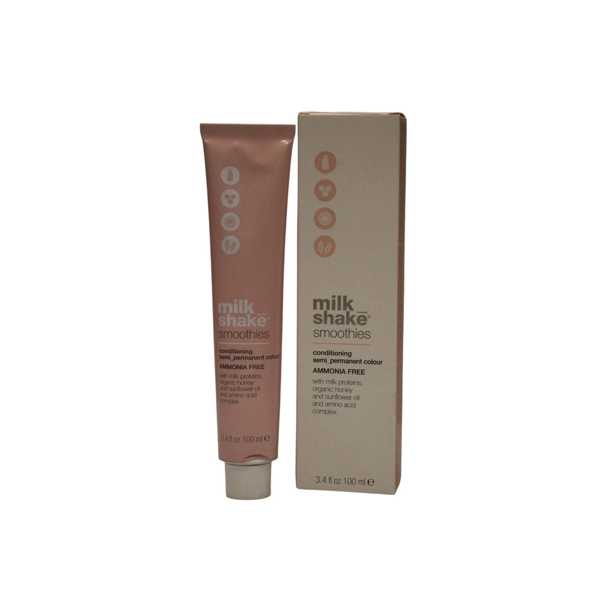 Milk Shake Smoothies Semi-Permanent Hair Dye 8.71 Light Blonde Ash Red 100 ml
