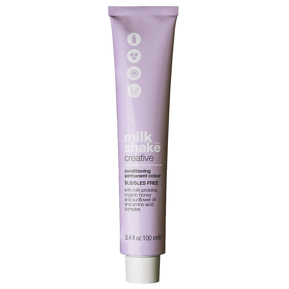 Milk Shake, Creative, SLS/SLES-Free, Permanent Hair Dye, 5.875BV Iridescent Chestnut Light Brown, 100 ml