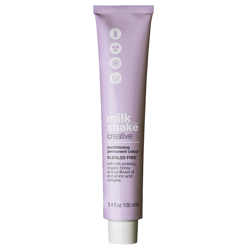 Milk Shake, Creative, SLS/SLES-Free, Permanent Hair Dye, 5.875BV Iridescent Chestnut Light Brown, 100 ml