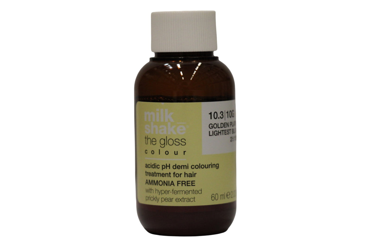 milk_shake The Gloss Colour Acidic pH Demi-Permanent Color 10.3 Golden Platinum Lightest Blond 60 ml