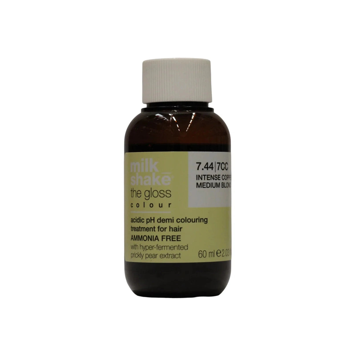 milk_shake The Gloss Acidic pH Demi-Permanent Hair Color 7.44 Intense Copper Medium Blond 60 ml