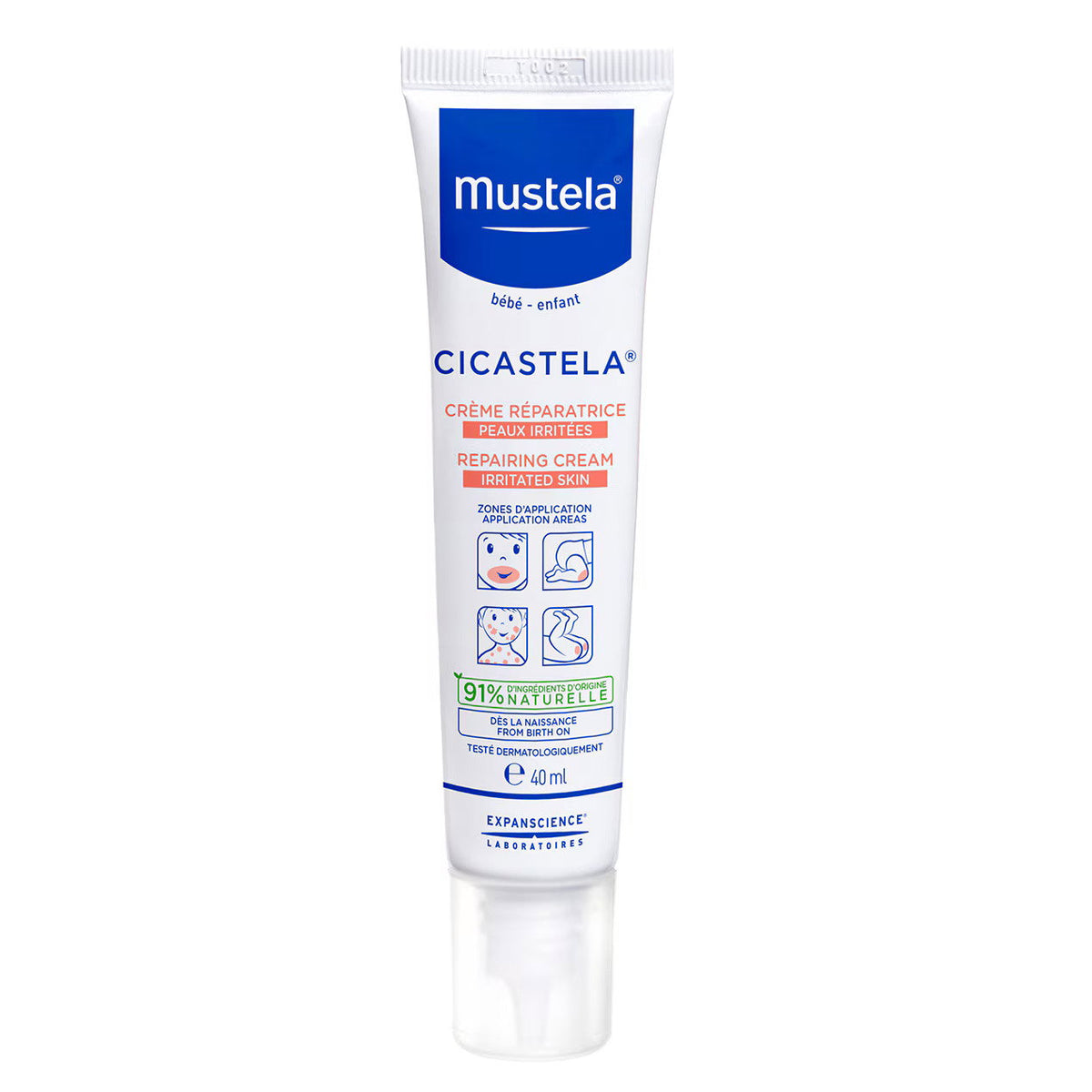 Mustela, Cicastela, Repairing, Cream, 40 ml