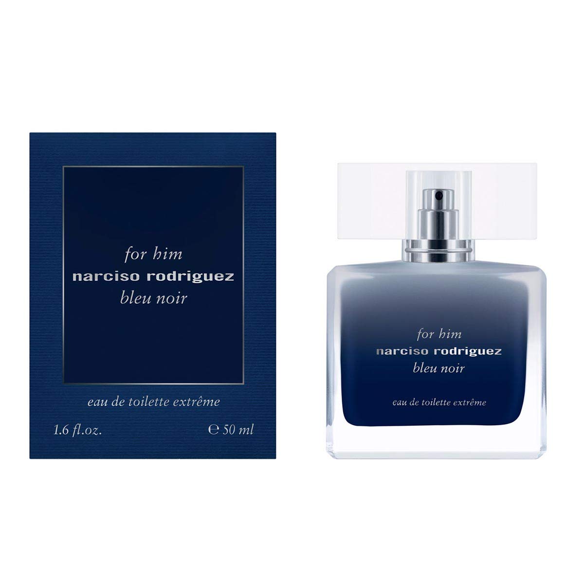 Narciso Rodriguez, Bleu Noir Extreme, Eau De Toilette, For Men, 50 ml