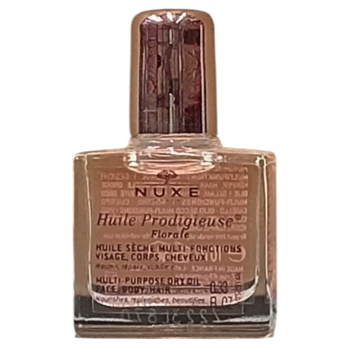 Nuxe, Huile Prodigieuse Multi-Purpose Floral, Body Oil, For Face, Body & Hair, 10 ml *Miniature