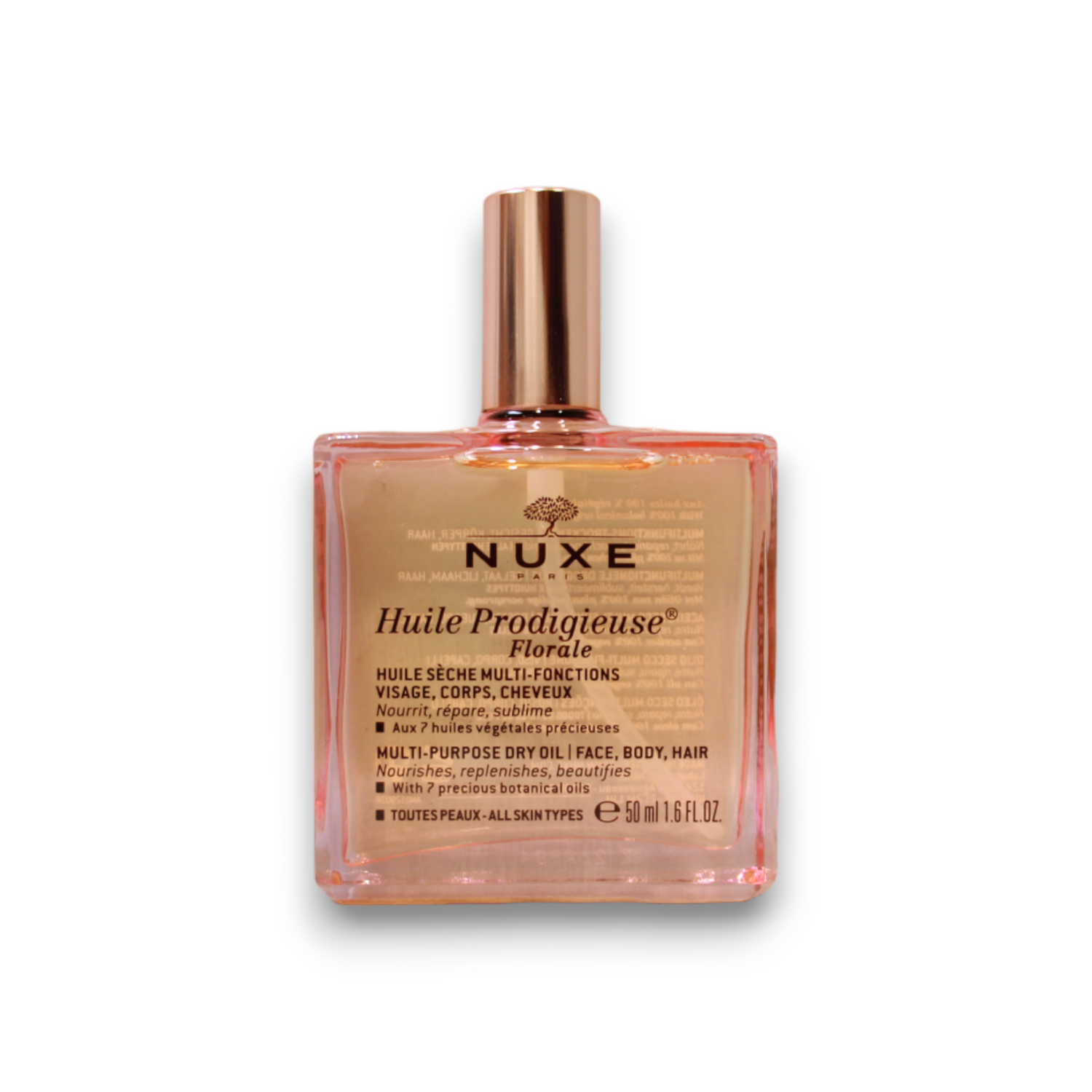 Nuxe, Huile Prodigieuse Multi-Purpose Floral, Body Oil, For Face, Body & Hair, 50 ml