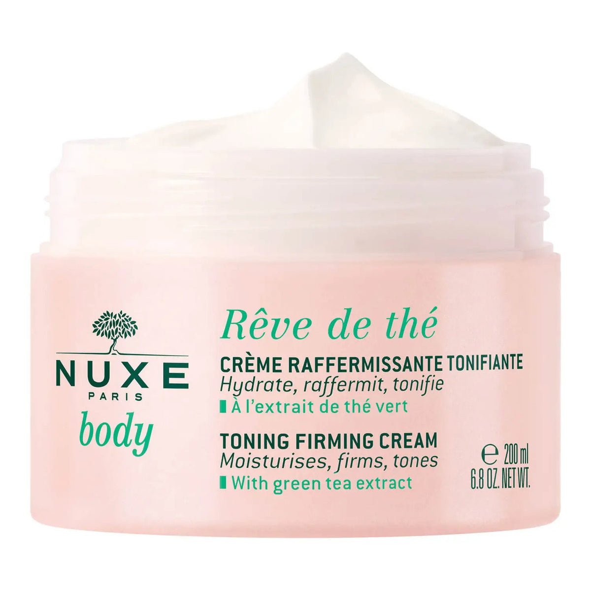 Nuxe, Reve de The, With Green Tea Extract, Firming, Body Cream, All Over The Body, 200 ml