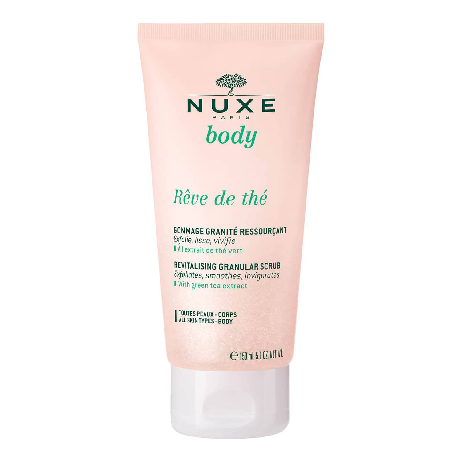 Nuxe, Reve de The, Vegan, Revitalising, Body Scrub, 150 ml