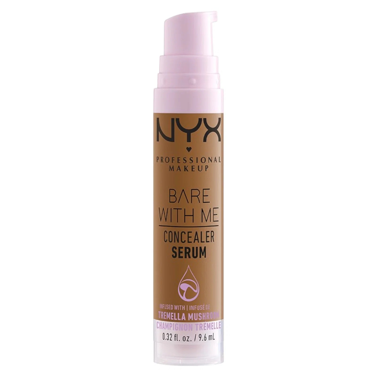 Nyx, Bare With Me, Vegan, Camouflage, Liquid Concealer, 10, Camel, 9.6 ml