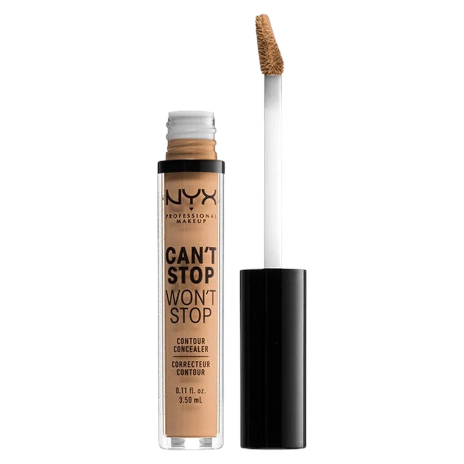 Nyx, Can't Stop Won't Stop, Cruelty-Free, Full Coverage, Liquid Concealer, Soft Beige, No, 3.5 ml