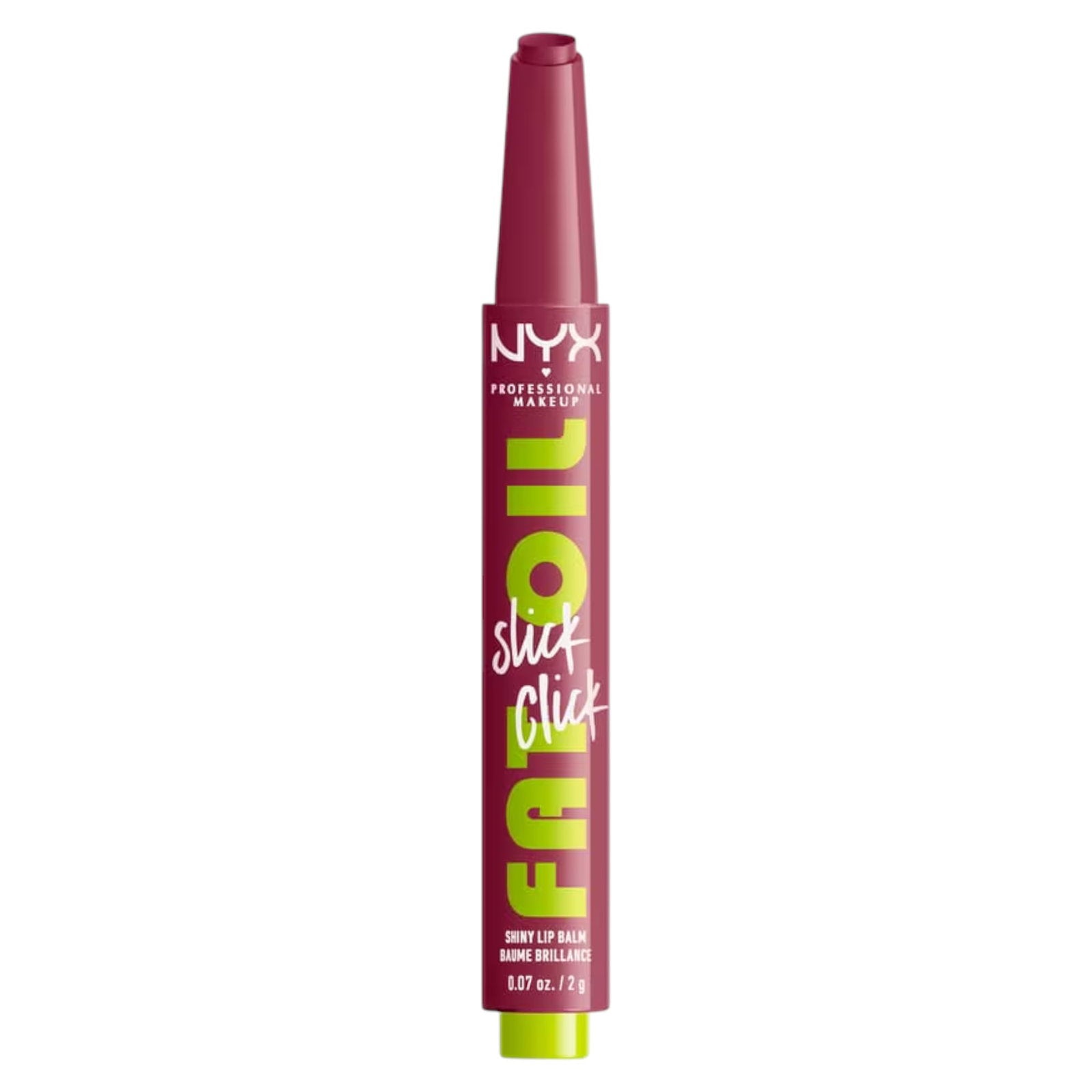 Nyx, Fat Oil Slick Click, Shiny, Lip Balm, 04, Going Viral, 2 g