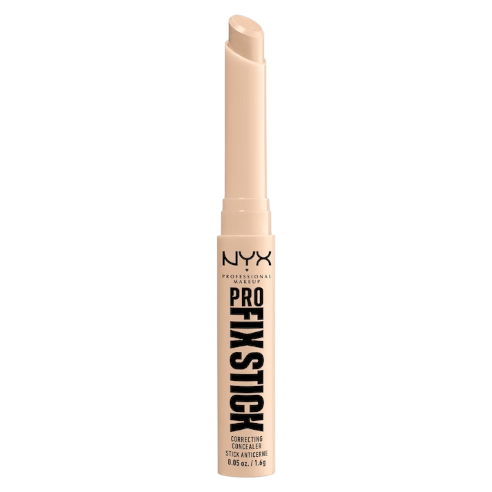Nyx, Pro Fix Stick Correcting, Vegan, Transfer-Resistant, Pencil Concealer, 03, Alabaster, 1.6 g
