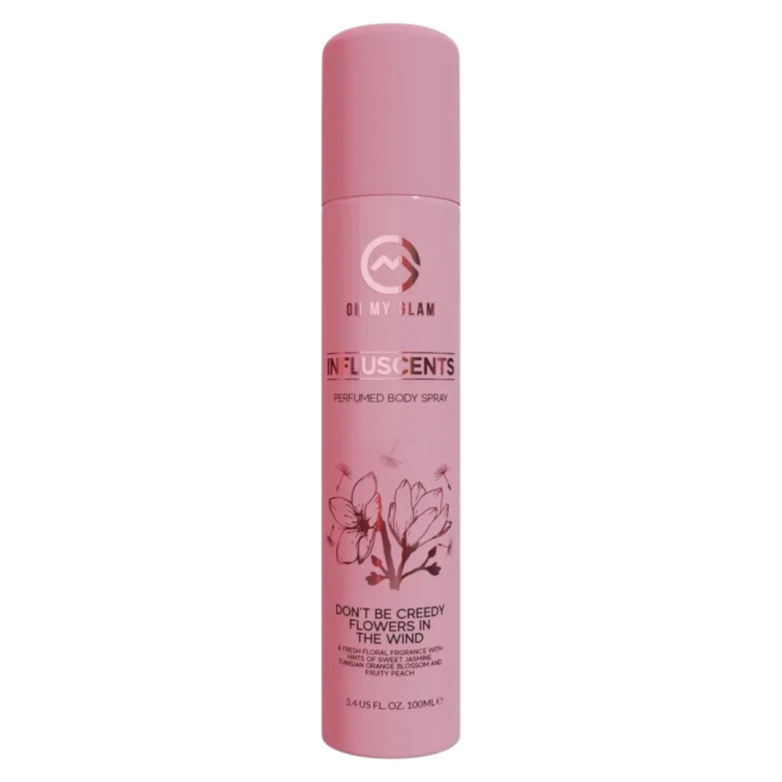 Oh My Glam, Influscents Don't Be Creedy: Flowers In The Wind, Body Spray, 100 ml
