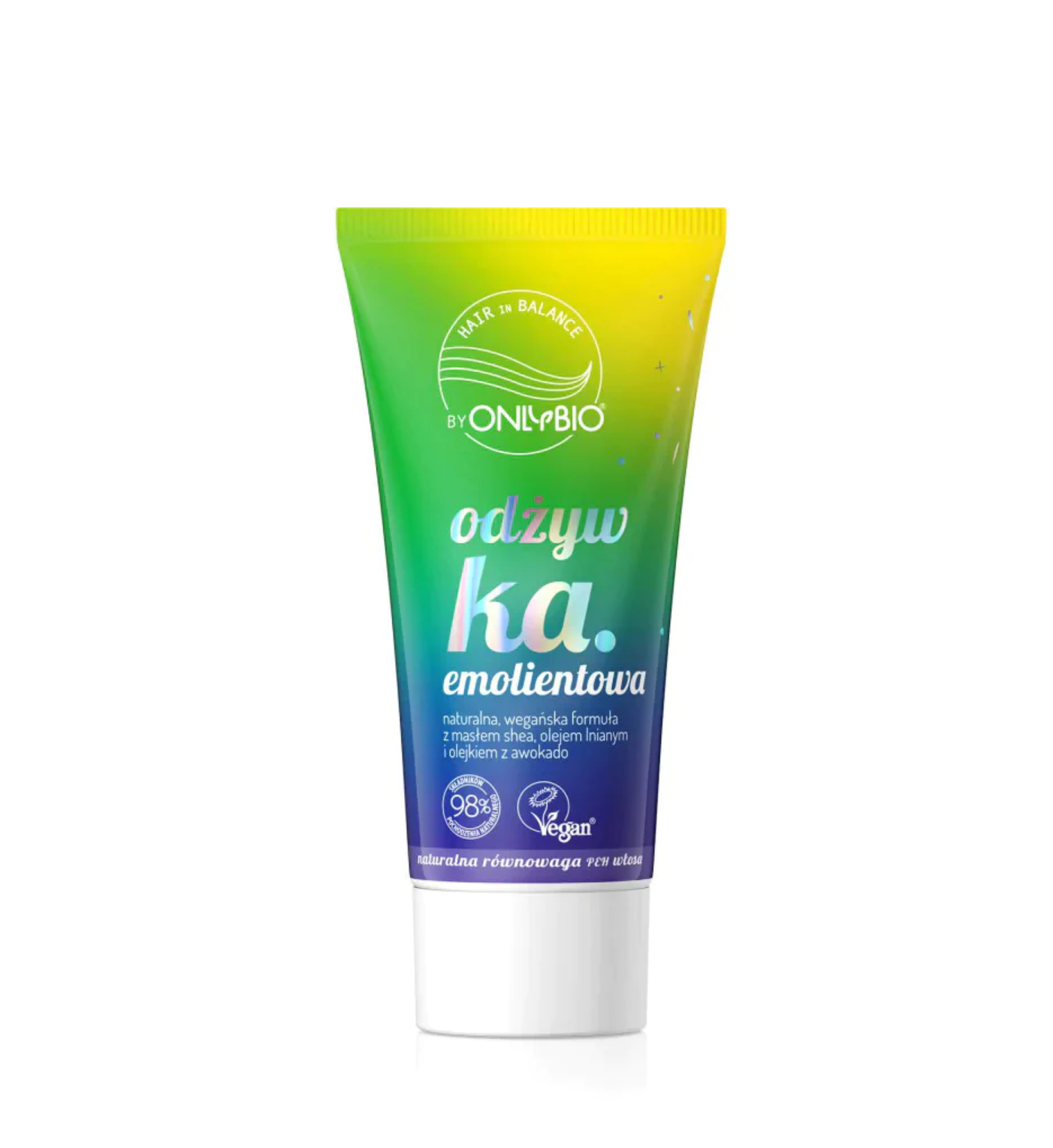 OnlyBio, Hair Balance Emollient, Shea Butter, Hair Conditioner, Anti-Frizz, 50 ml