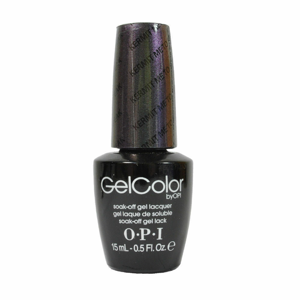 Opi, Gel Color, Semi-Permanent Nail Polish, Kermit Me To Speak, 15 ml