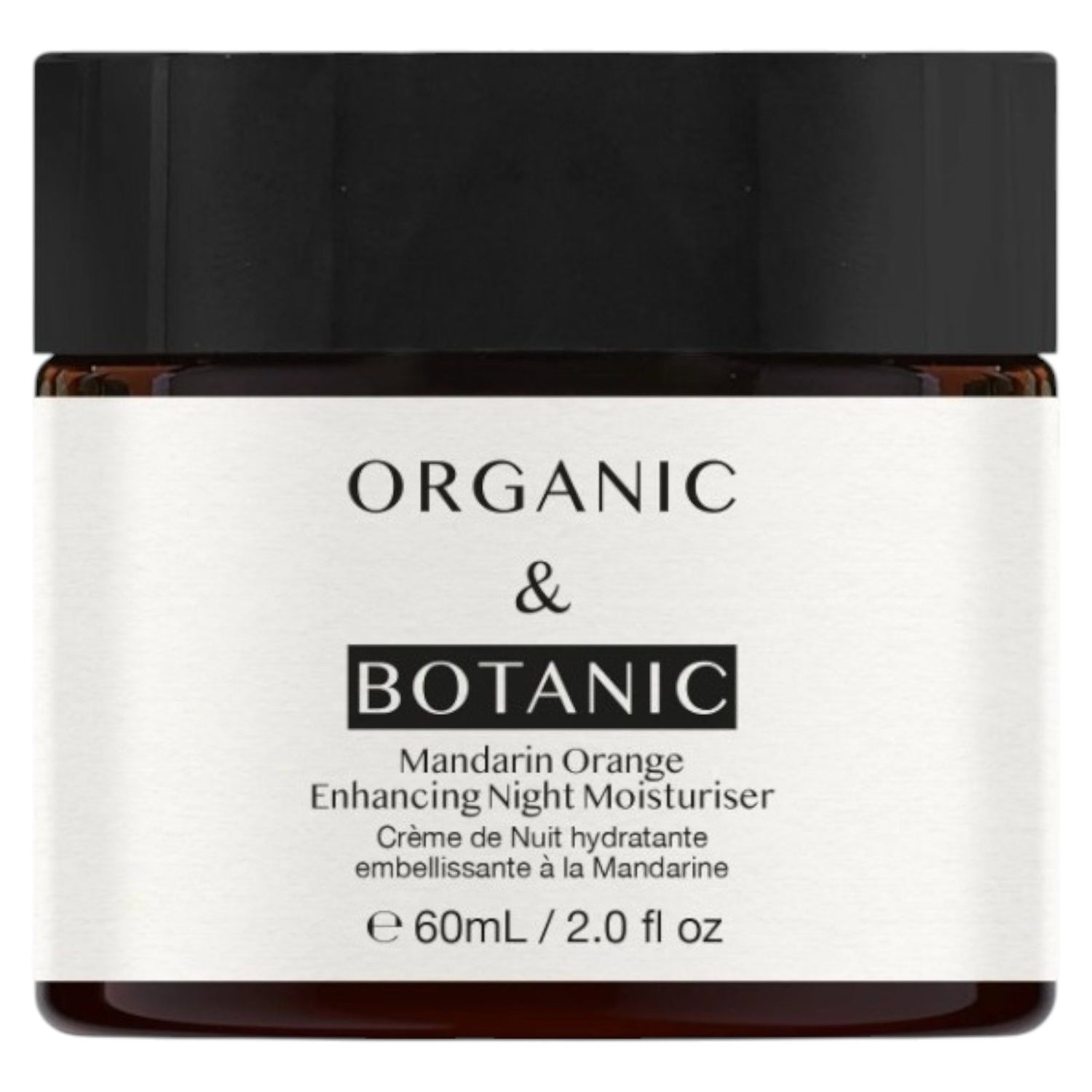 Organic & Botanic, Mandarin Orange, Moisturizing, At Night, Cream, For Face, 60 ml