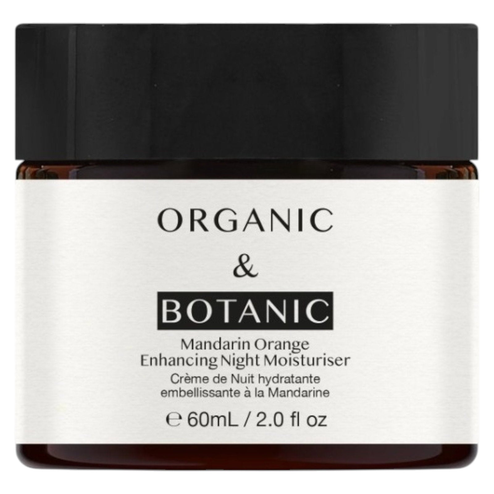 Organic & Botanic, Mandarin Orange, Moisturizing, At Night, Cream, For Face, 60 ml