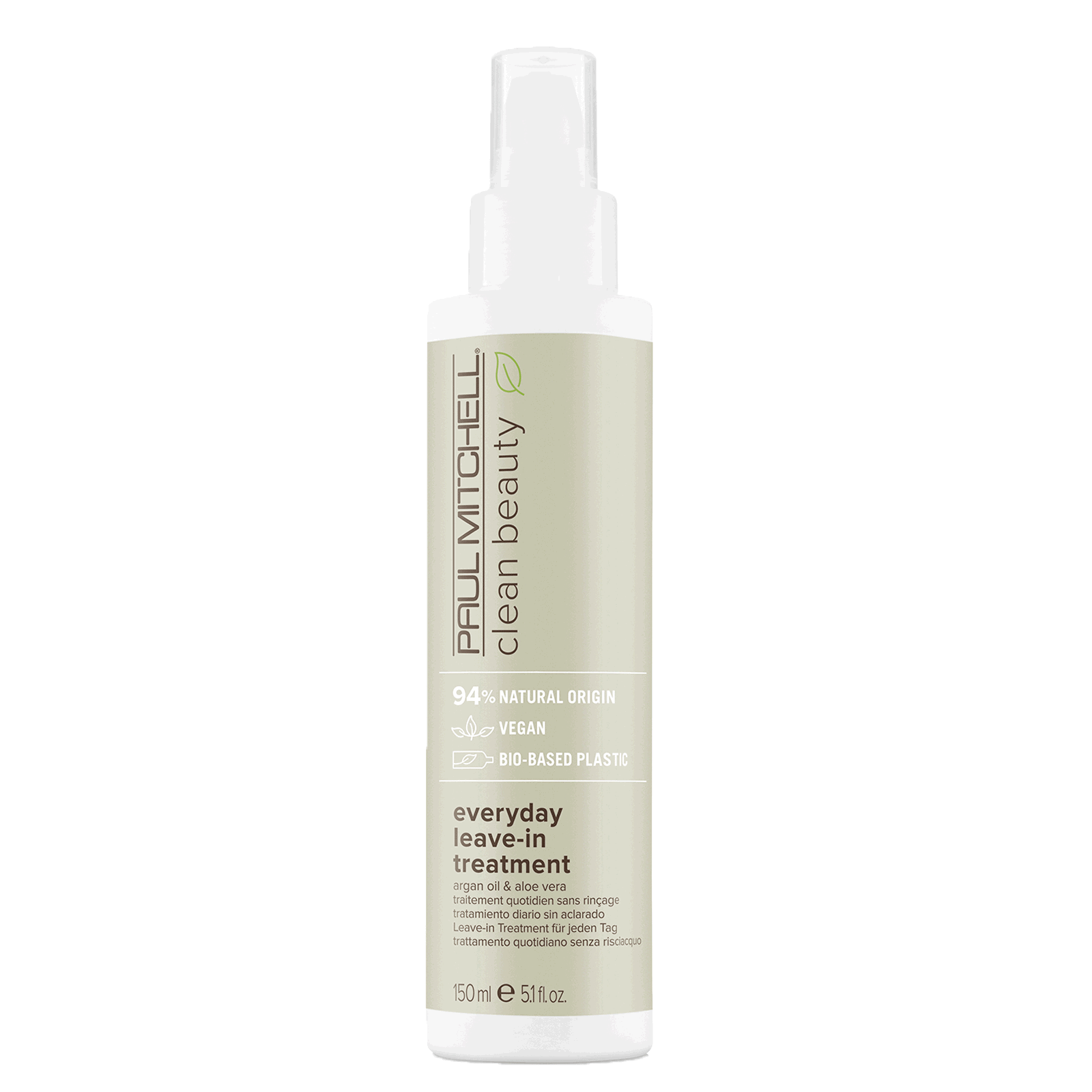 Paul Mitchell, Clean Beauty Everyday, Vegan, Hair Leave-In Cream Treatment, For Hydration, 150 ml