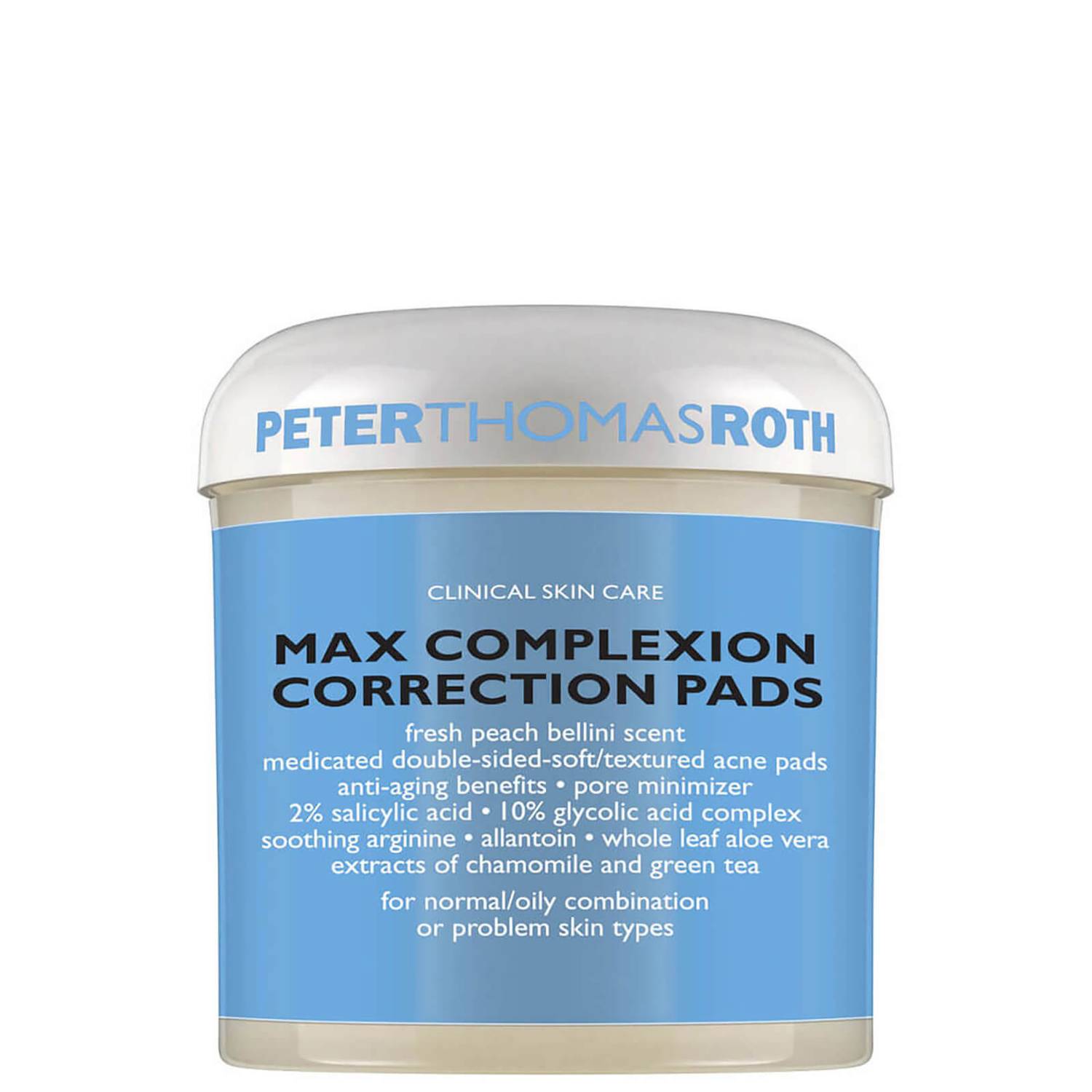Peter Thomas Roth, Goodbye Acne, Pore Minimizing, Cleansing Pads, 60 pcs, *Tester