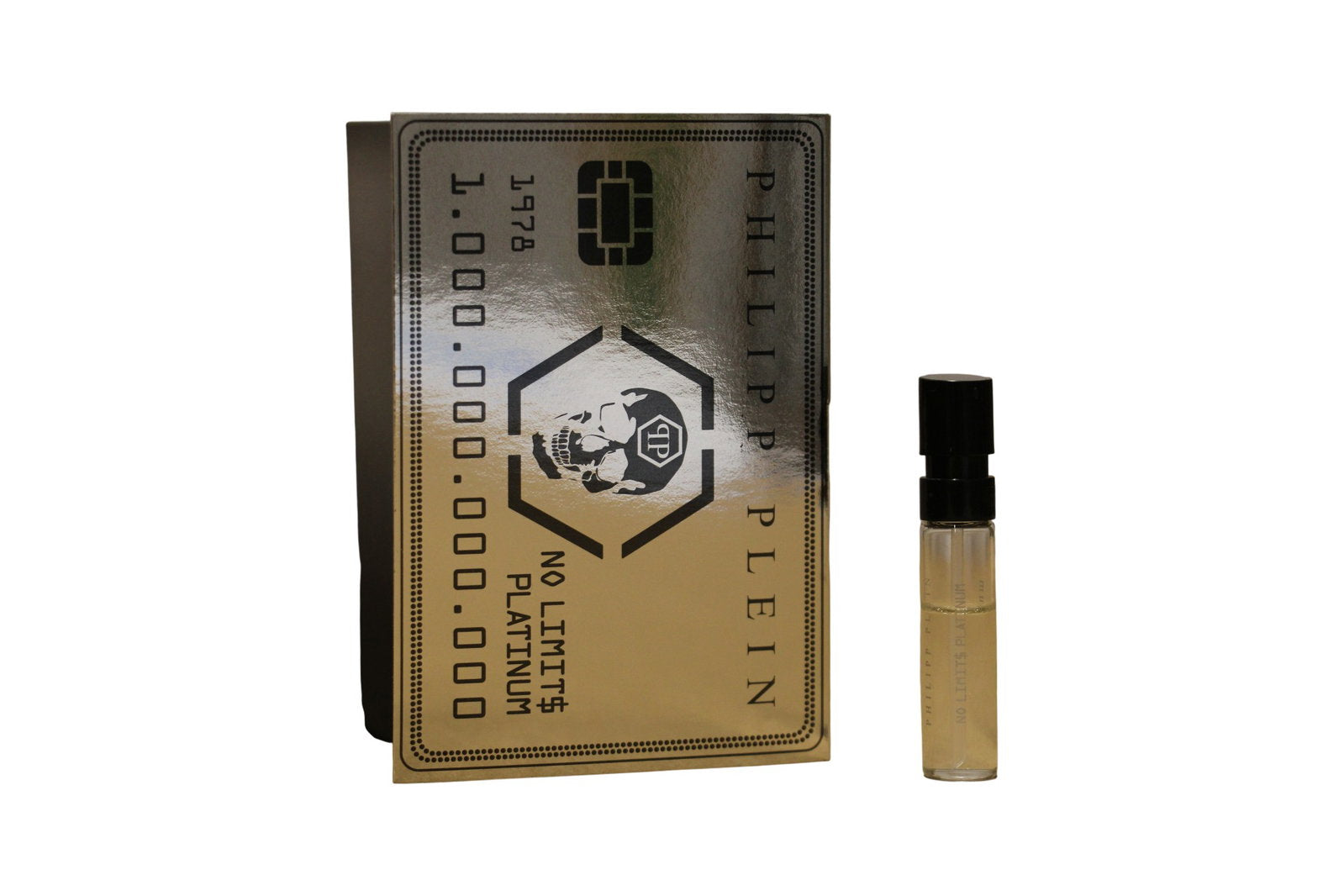 Philipp Plein, No Limits Platinum, Eau De Parfum, For Men, 1.5 ml *Vial