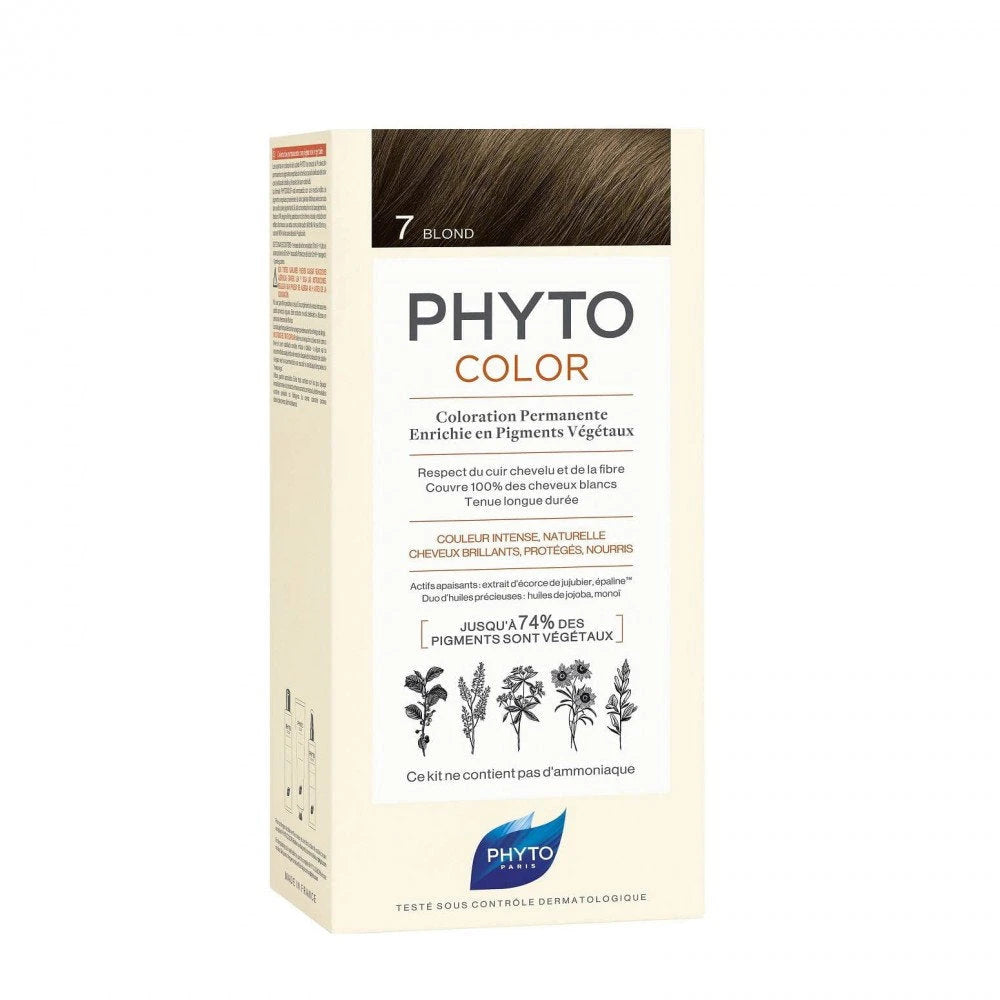 Phyto Phytocolor Permanent Hair Color 7 Blonde 50 ml