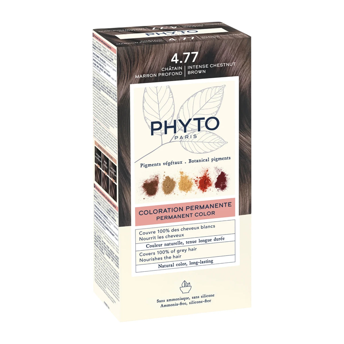 Phyto Phytocolor Permanent Hair Dye 4.77 Intense Chestnut Brown 50 ml