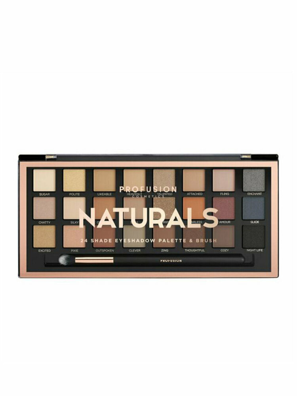 Profusion, Profusion, Eyeshadow Palette, Naturals, 24 Shades