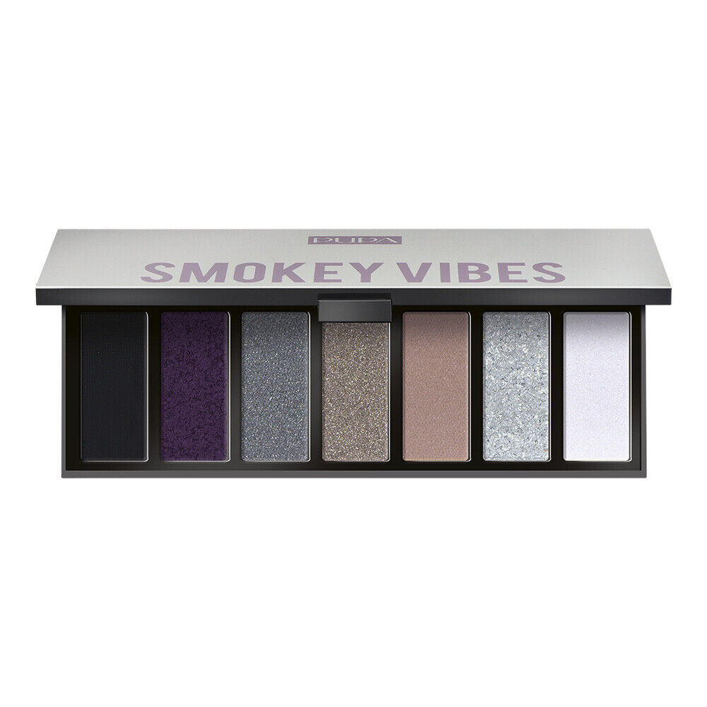 Pupa, Make Up Stories, Eyeshadow Palette, 002, Smokey Vibes, 7 Shades, 13.3 g
