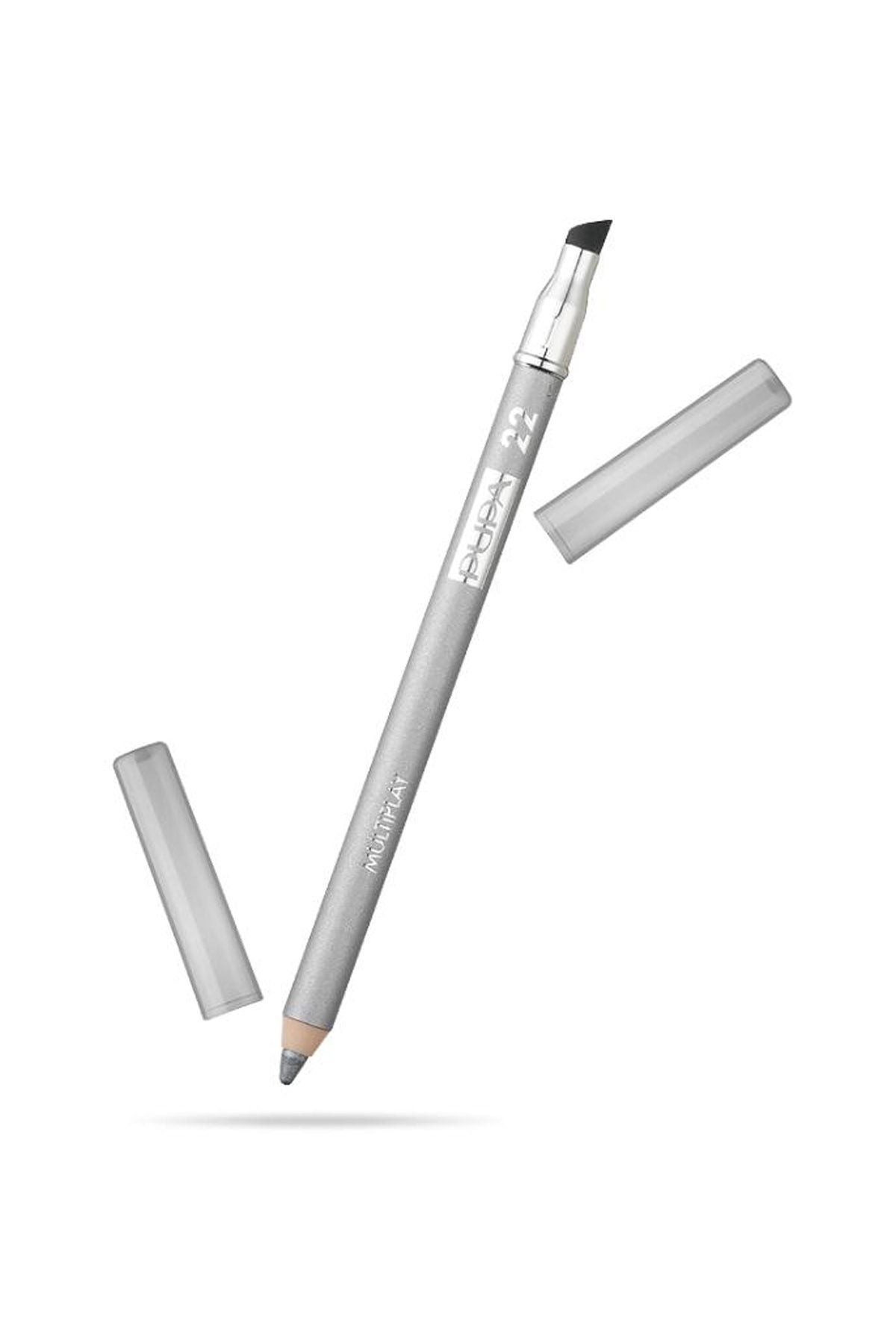 Pupa, Multiplay, Double-Ended, Eyeshadow & Kajal Eyeliner 2-In-1, 22, Pure Silver, 1.2 g *Tester
