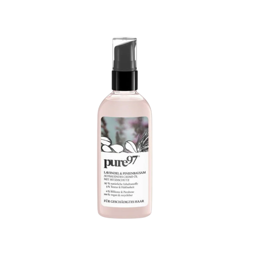 Pure97, Lavendel & Pinien, Hair Cream Treatment, For Heat Protectant, 100 ml