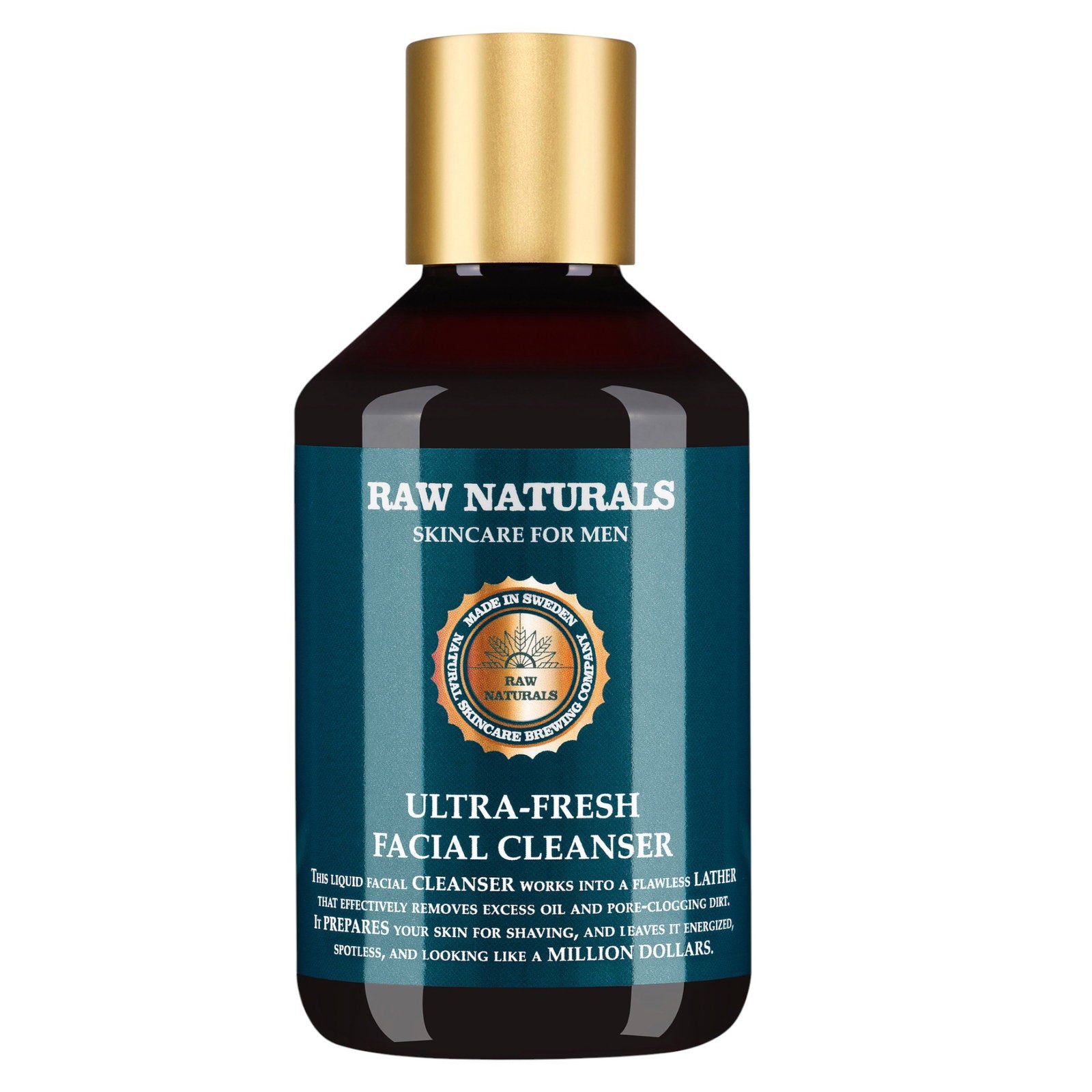 Raw Naturals, Ultra-Fresh Facial Cleanser, Energizing, Cleansing Gel, For Face, 250 ml