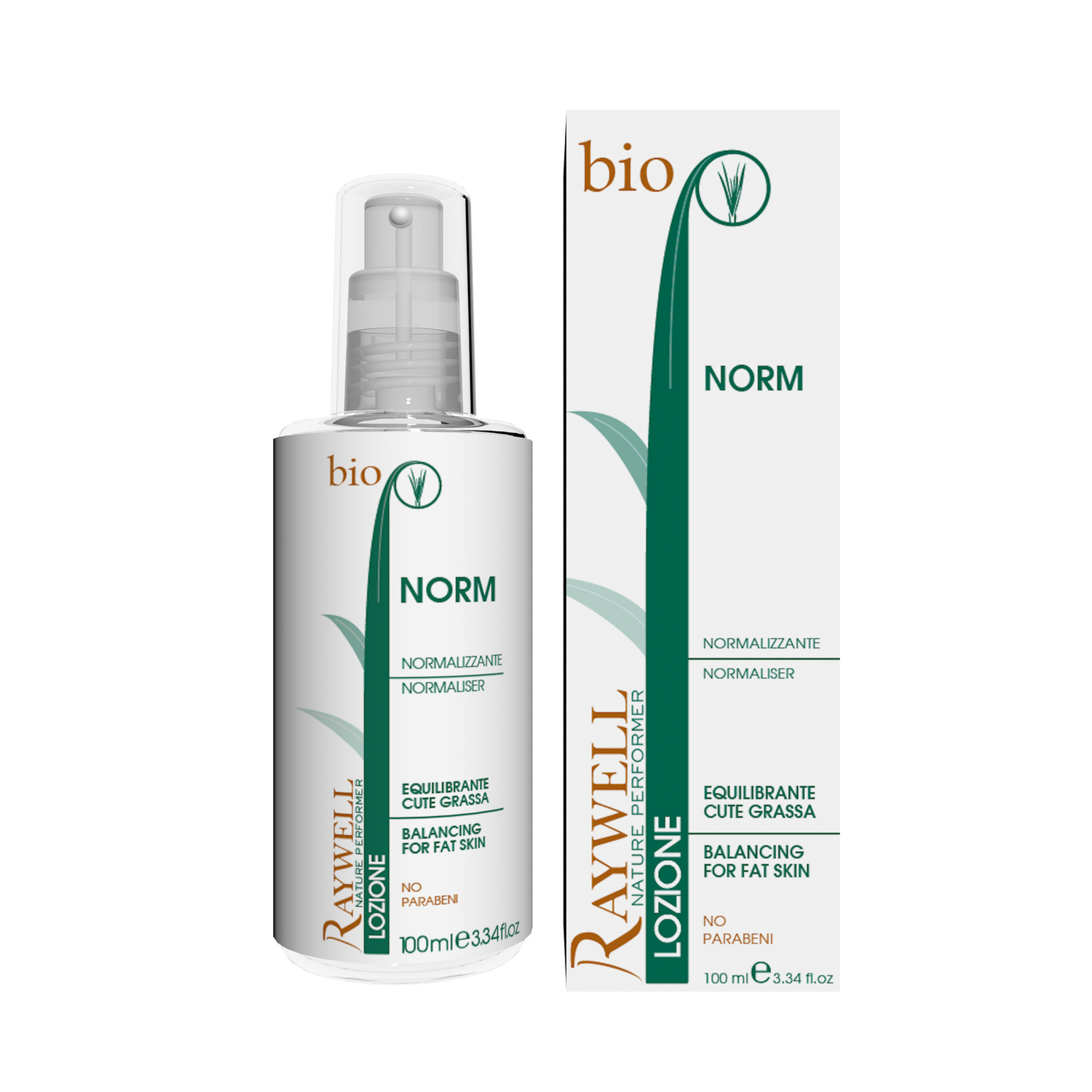 Raywell, Bio Nature, Hair Lotion Treatment, For Regulation Of Excessive Sebum, 100 ml
