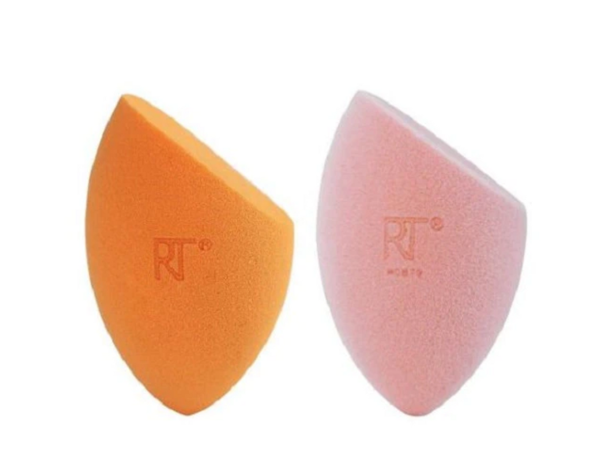 Set Duo, Real Techniques, Miracle Powder, Makeup Sponge, 2 pcs