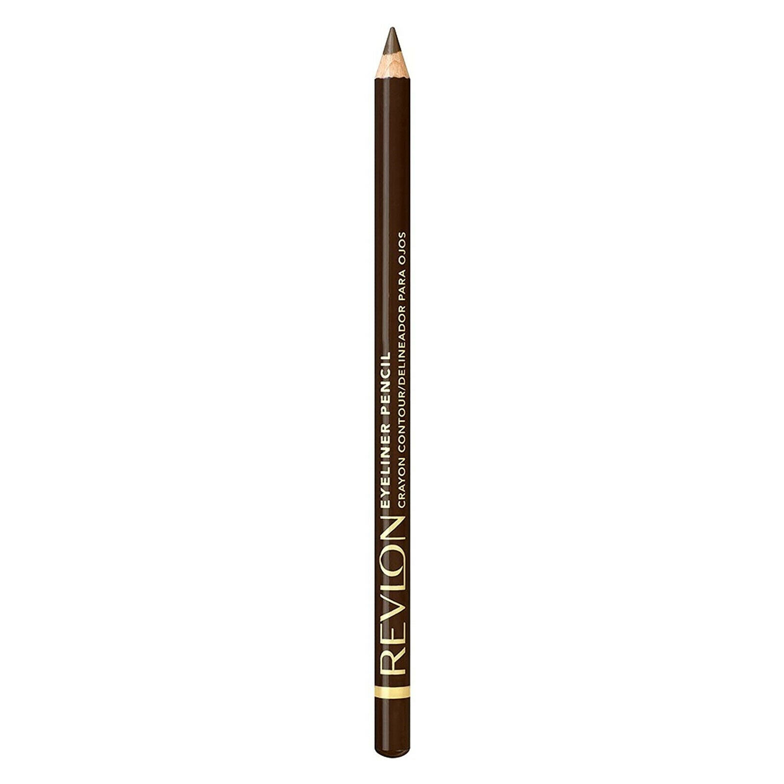 Revlon, Dipped End, Blending, Gel Pencil Eyeliner, 02, Earth Brown, 1.49 g *Tester