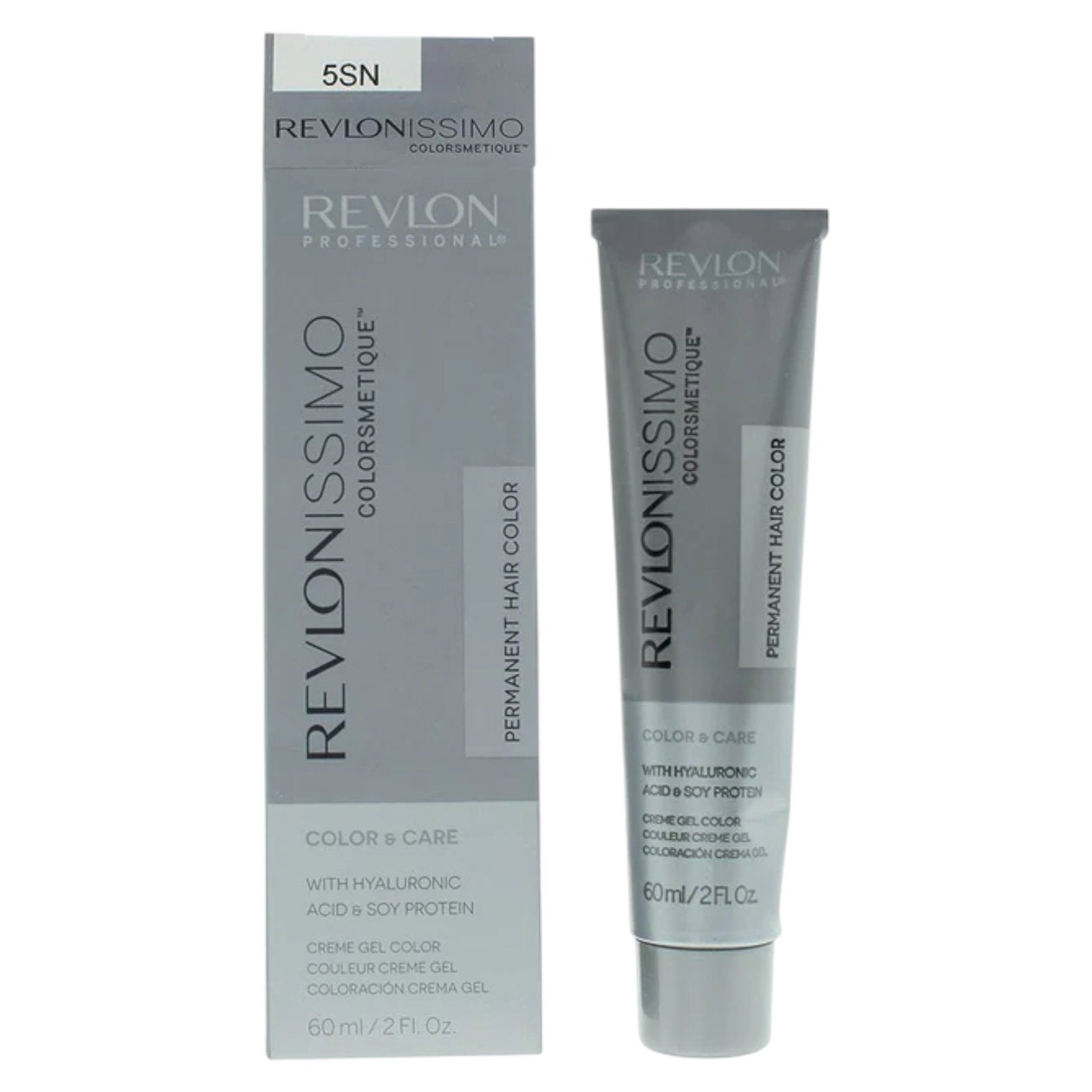 Revlon, Revlonissimo Colorsmetique, Color & Care Complex, Permanent Hair Dye, 5SN Light Brown, 60 ml
