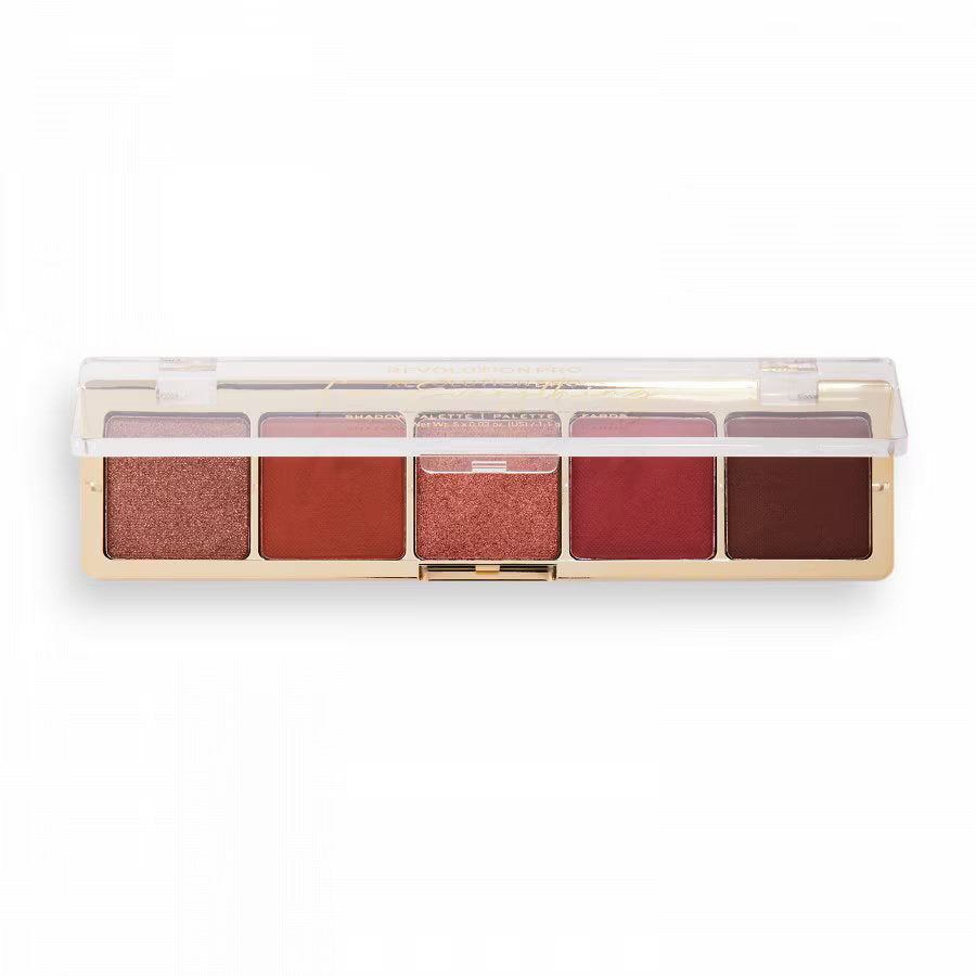 Revolution Pro, Glam, Eyeshadow Palette, I'm Everything Burnt Nude, 5 Shades, 5.5 g