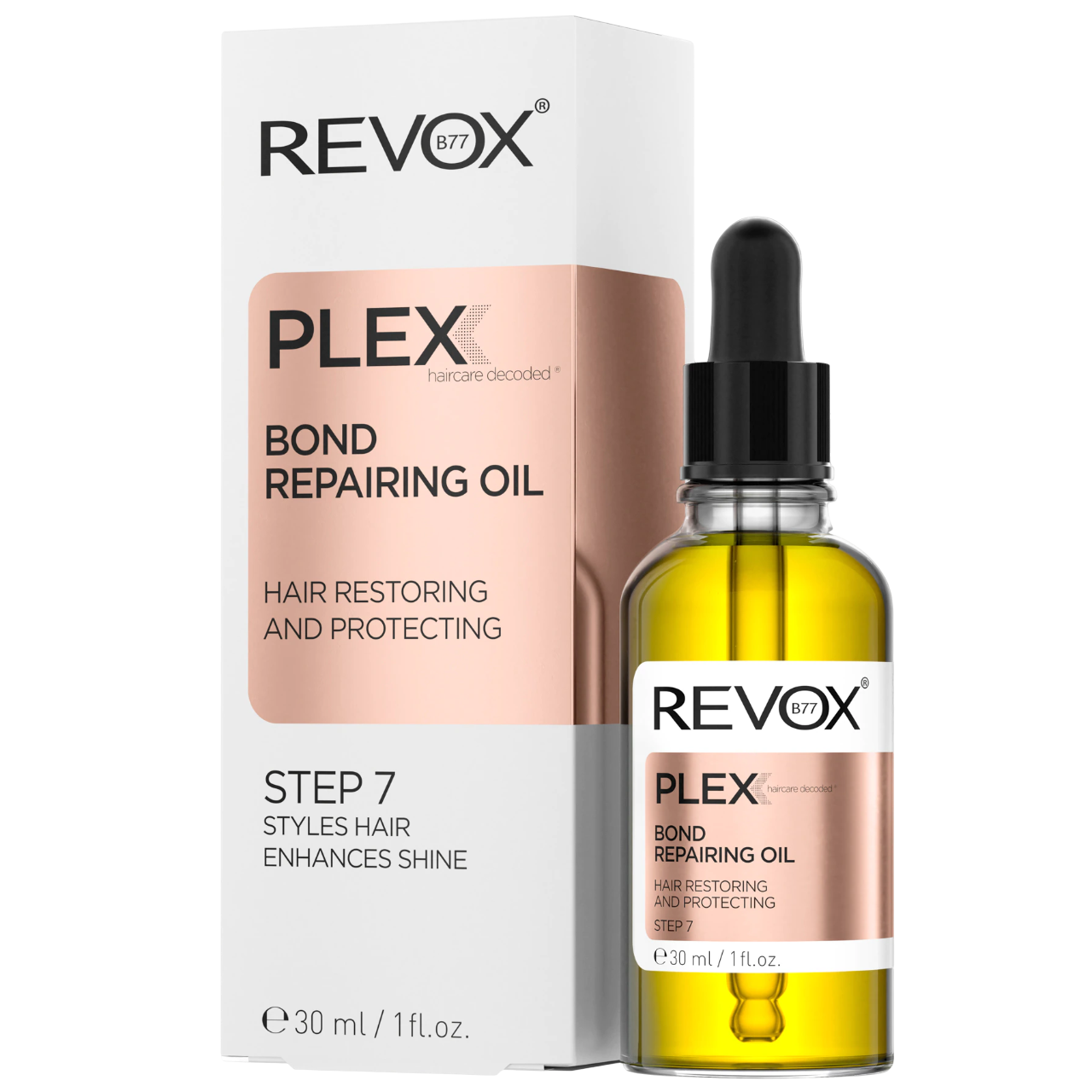 Revox B77, Plex Bond Step 7, Hair Oil Treatment, Bond Repair, 30 ml