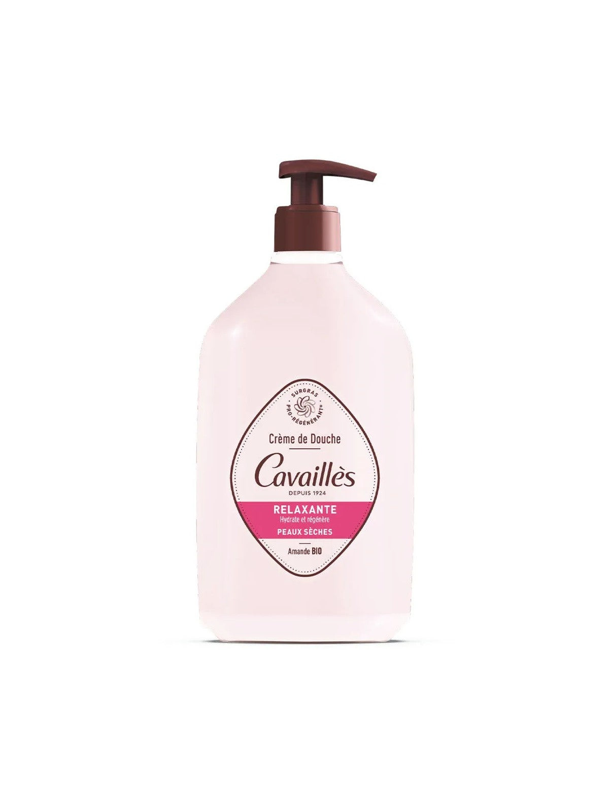 Roge Cavailles, Bio, Almond, Hydrating & Regenerating, Shower Cream, 750 ml