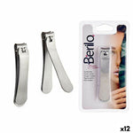 Nail clipper Berilo Silver Metal (12 Units) product packaging