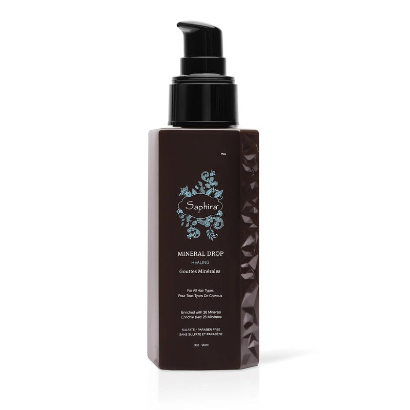 Saphira, Mineral Drop, Paraben-Free, Hair Serum, Anti-Frizz, 90 ml