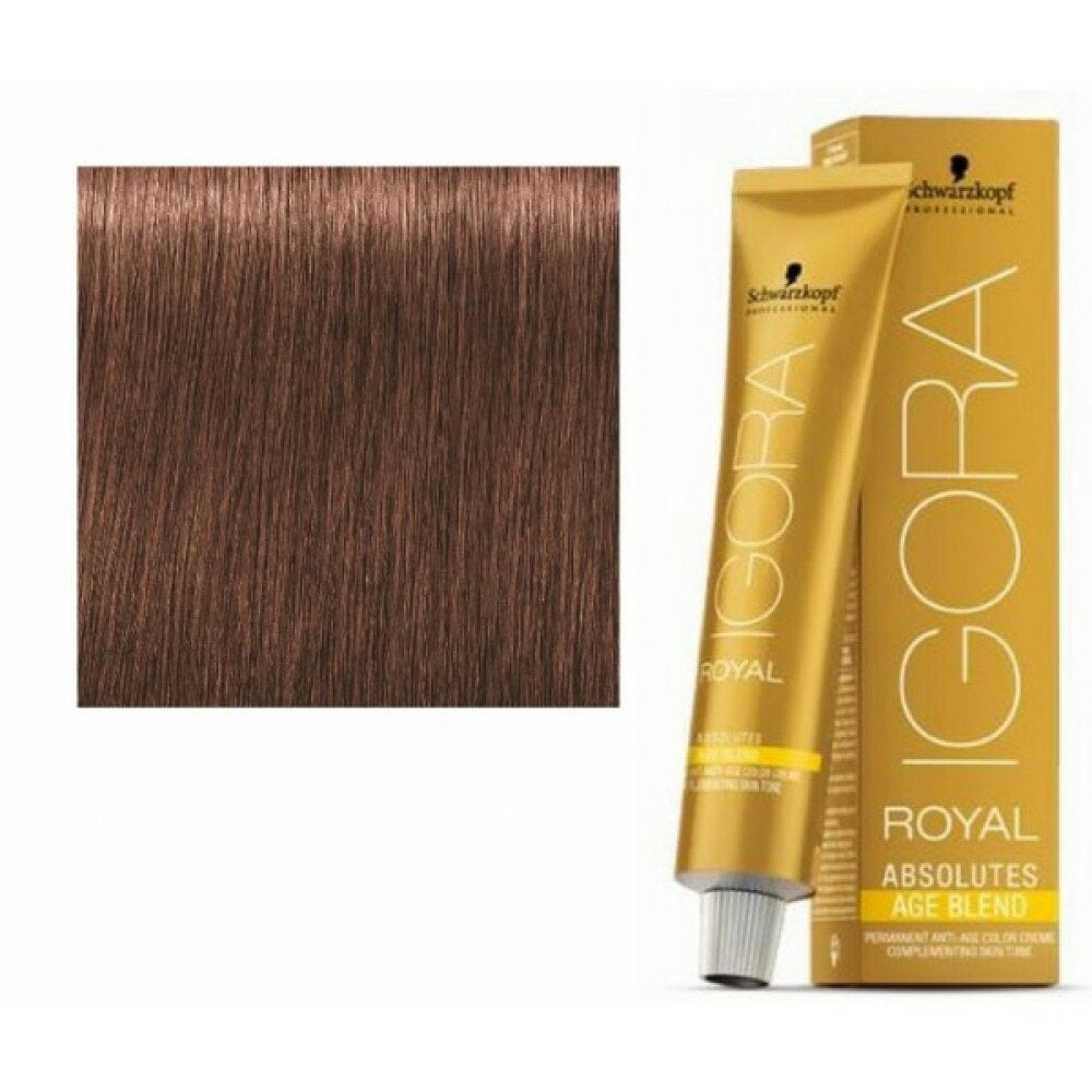 Schwarzkopf Professional, Igora Royal, Permanent Hair Dye, 6-580 Golden Red Chestnut, 60 ml