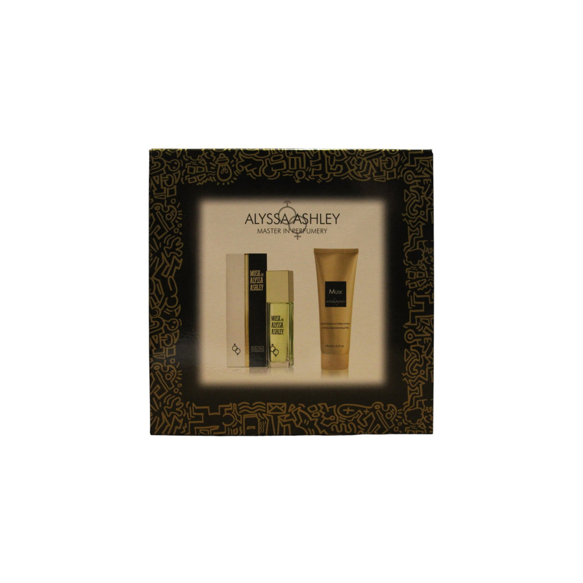 Alyssa Ashley Musk Eau de Toilette 100 ml + Shimmering Body Lotion 250 ml Set