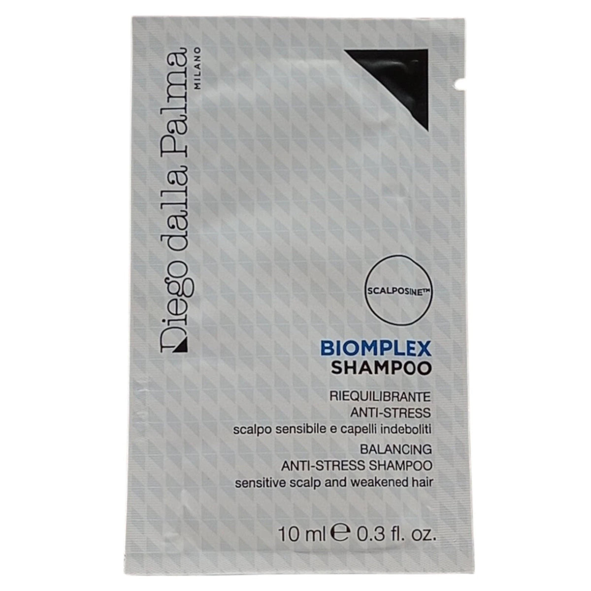 Set, Diego Dalla Palma, Biomplex, Hair Shampoo, Anti-Stress, 8 pcs, 5 ml *Sample