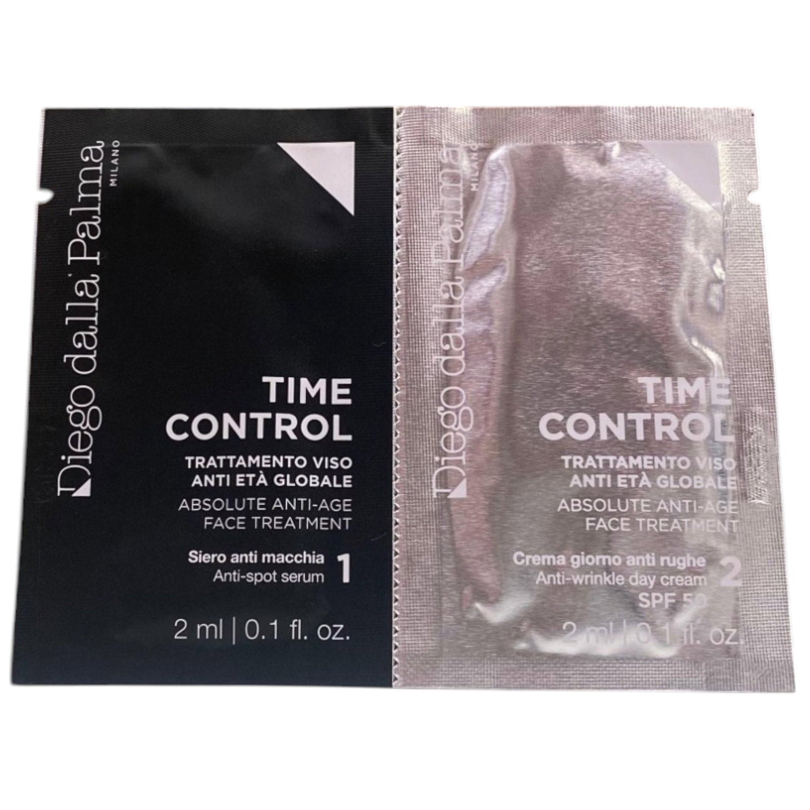 Set, Diego Dalla Palma, Time Control, Firming, Day & Night, Local Treatment Serum, For Ageing Spots, For Face, 8 pcs, 2 ml *Sample