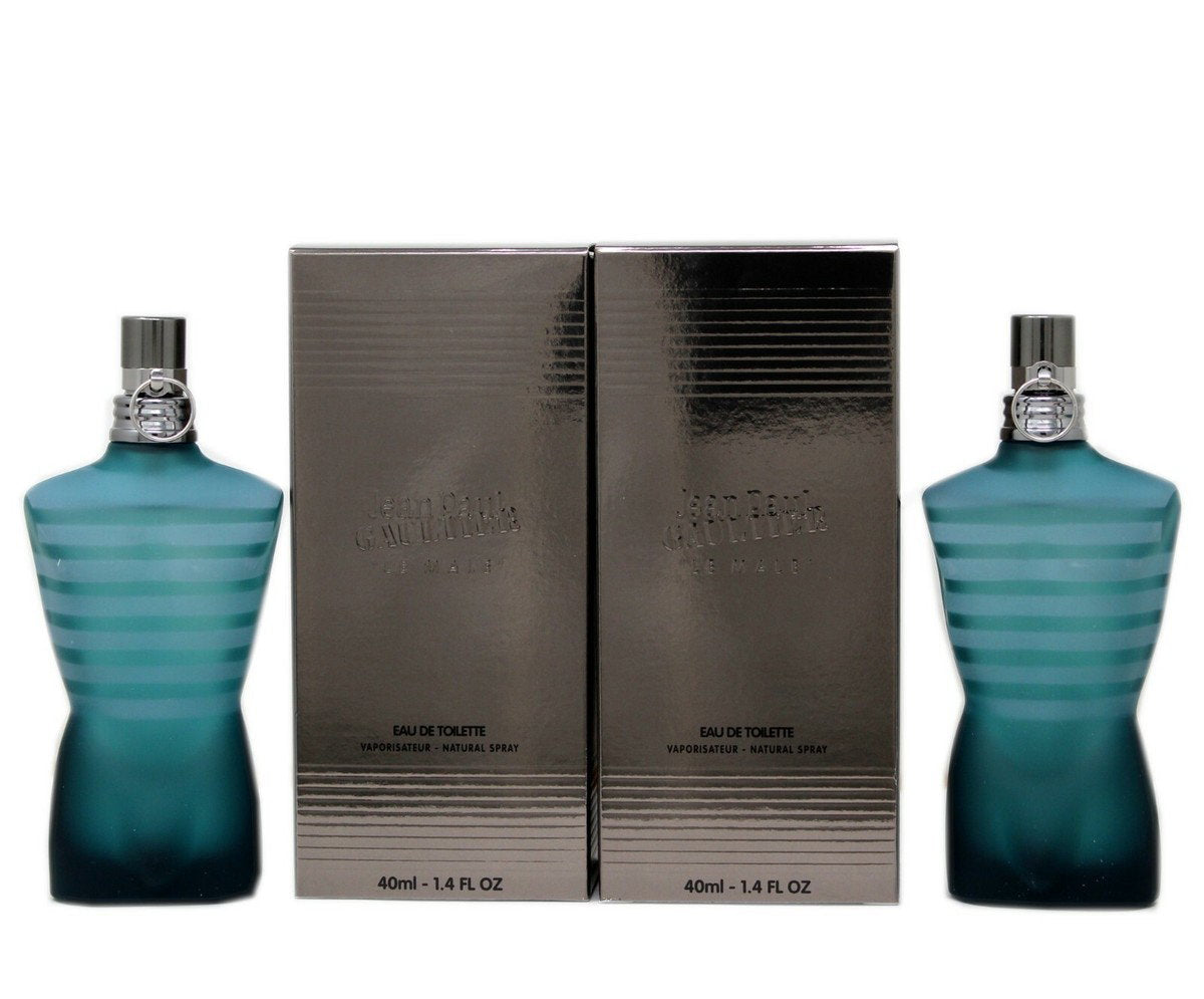 Set Duo, Jean Paul Gaultier, Le Male, Eau De Toilette, For Men, 40 ml