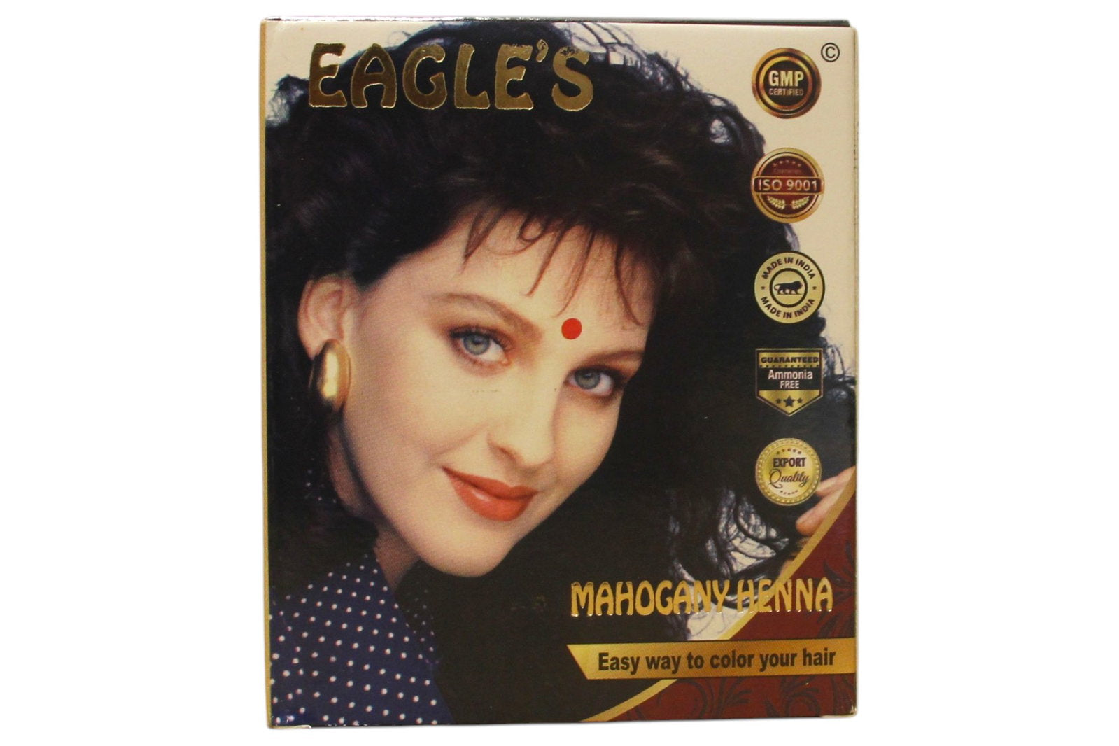Set, Eagles, Henna Hair Color, Permanent Hair Dye,  Mahogany, 6 pcs, 10 g