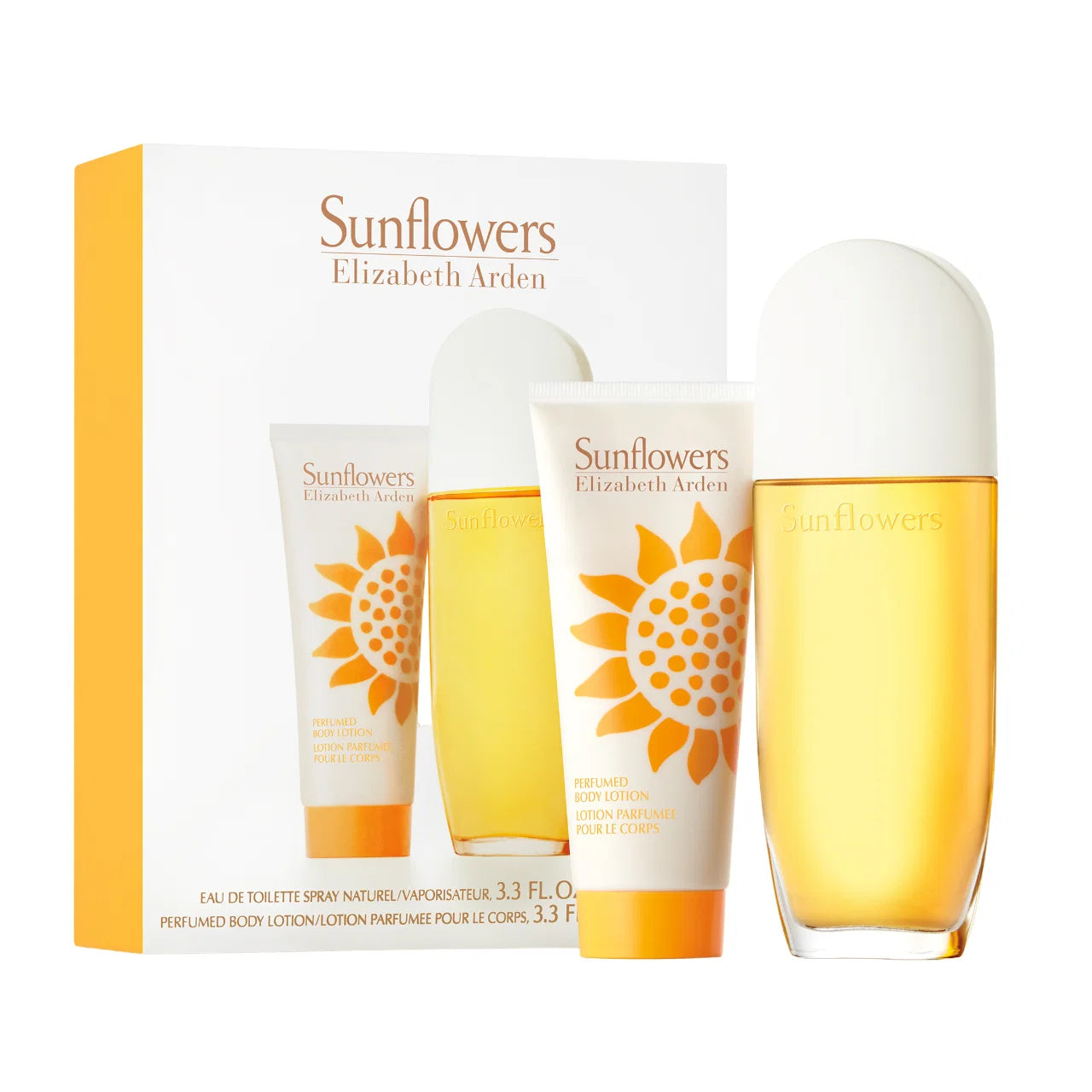 Sunflowers Set Elizabeth Arden: Sunflowers, Perfumed, Day & Night, Body Lotion, 100 ml + Sunflowers, Eau De Toilette, For Women, 100 ml