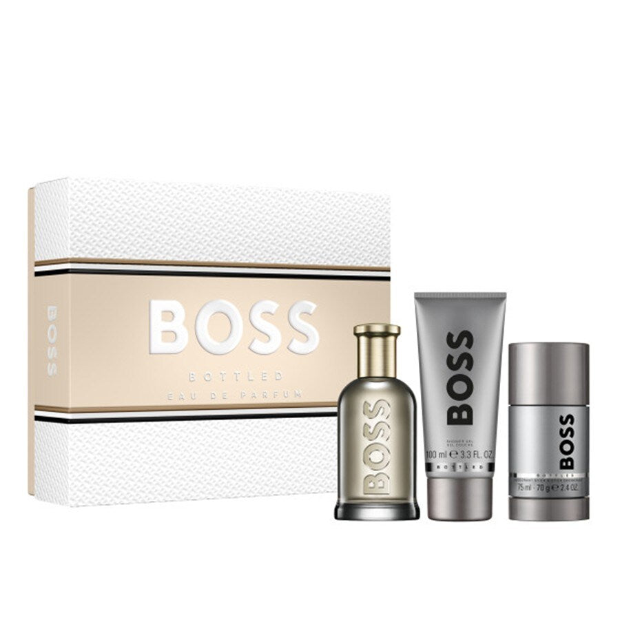 Set Hugo Boss: Boss Bottled, Eau De Parfum, For Men, 100 ml + Boss Bottled, Deodorant Spray, For Men, 150 ml + Boss Bottled, Anti-Perspirant, Deodorant Stick, For Men, 75 ml
