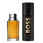 Set Hugo Boss: The Scent, Spicy, Deodorant Spray, For Men, 150 ml + The Scent, Eau De Toilette, For Men, 50 ml